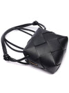 Cassette Intrecciato Mini Shoulder Bag Black - BOTTEGA VENETA - BALAAN 6