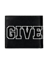 Embossed Big Logo Half Wallet Black - GIVENCHY - BALAAN 4