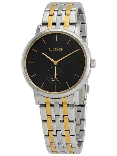 Citizen Quartz Black Dial Two-tone Men's Watch BE9174-55E - CITIZEN - BALAAN 1