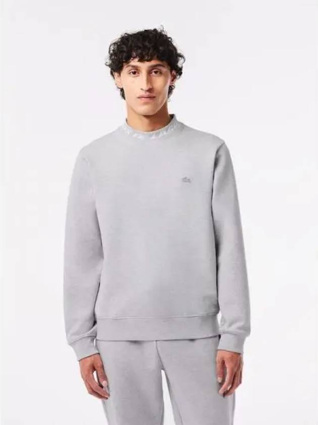 Men s Active Logo Jacquard Neckline Crew Neck T Shirt SH5690 53N CCA Domestic Product GQ2N23101036828 - LACOSTE - BALAAN 1