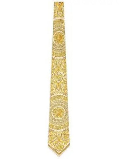 Barocco silk tie yellow - VERSACE - BALAAN 2