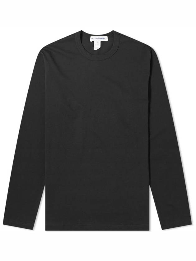 Shirt Logo Long Sleeve T Black W28115 1 - COMME DES GARCONS - BALAAN 6