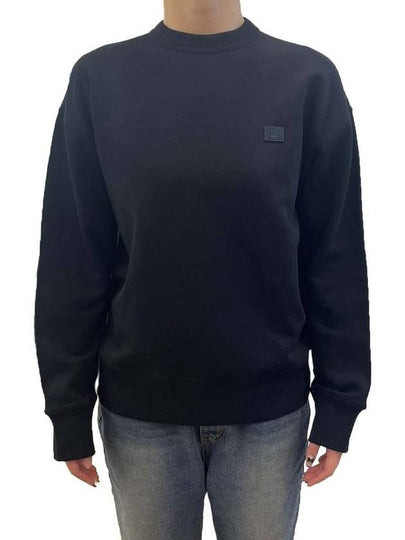 Face Patch Sweatshirt Black - ACNE STUDIOS - BALAAN 2