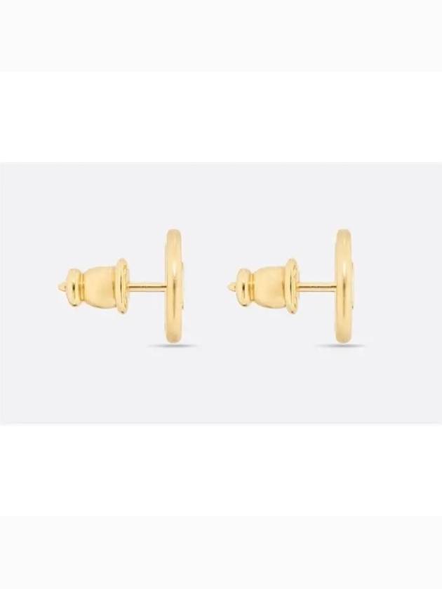 30 Montaigne Stud Earrings Gold - DIOR - BALAAN 4