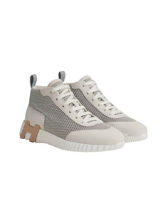 Women's HIP HOP Bouncing Mesh High Top Sneakers H232100ZVAG350 - HERMES - BALAAN 1