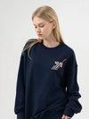 DLINE SWEATSHIRTS NAVY - POLYGRAM - BALAAN 4