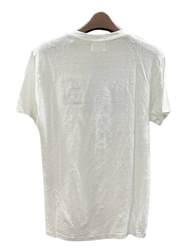 Zwell Logo Print Short Sleeve T-Shirt White - ISABEL MARANT ETOILE - BALAAN 4