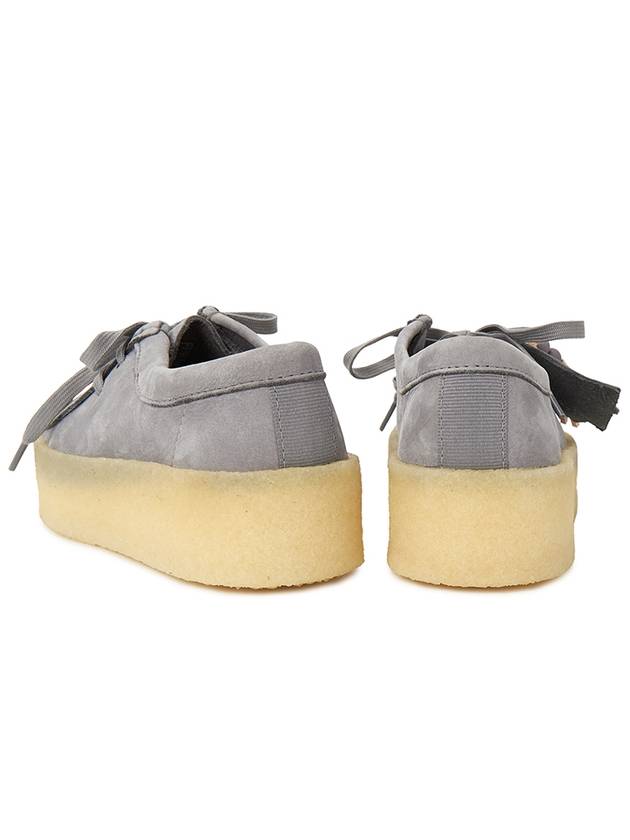 Originals Wallabee Cup Nubuck Loafer Steel Grey - CLARKS - BALAAN 8