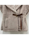 Teddy Belt Cape Beige - MAX MARA - BALAAN 6