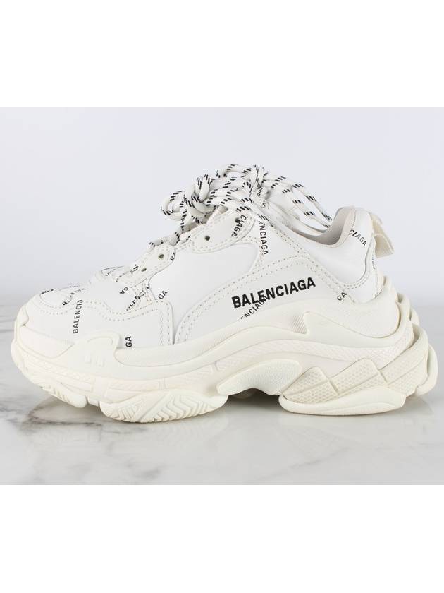 Multi Logo Triple S White 35 Domestic 220 - BALENCIAGA - BALAAN 5