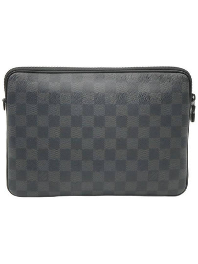 Damier graphite canvas utility supple strap clutch - LOUIS VUITTON - BALAAN 2