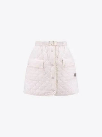 2D00005 595ZZ 034 Ivory Women’s Skirt - MONCLER - BALAAN 1