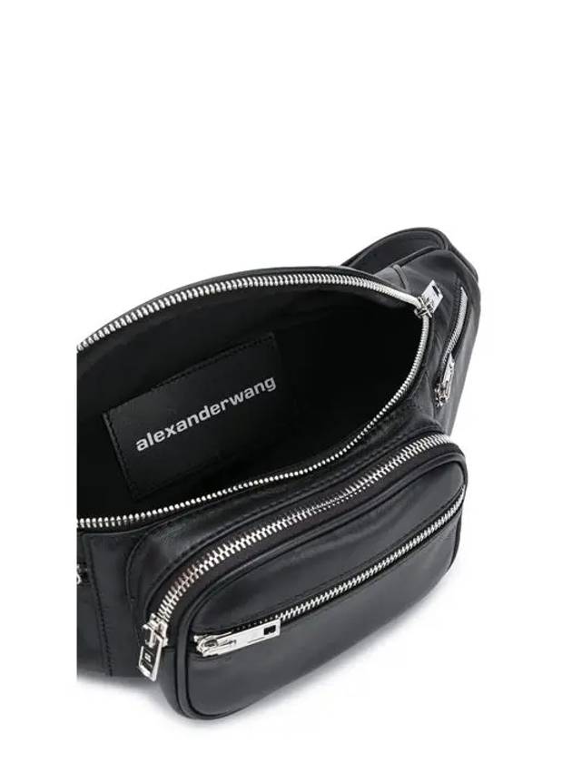 Attica Leather Small Belt Bag Black - ALEXANDER WANG - BALAAN 5