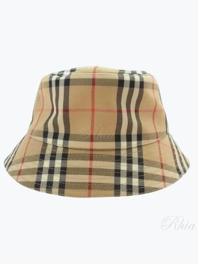 Vintage Check Technical Bucket Hat Beige - BURBERRY - BALAAN 2