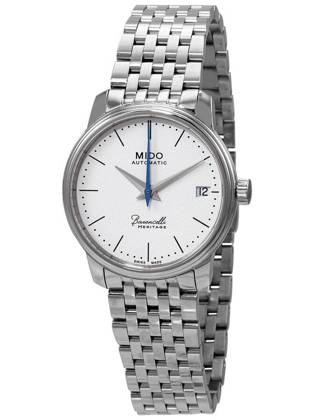 Mido Baroncelli Automatic White Dial Ladies Watch M0272071101000 - MIDO - BALAAN 1