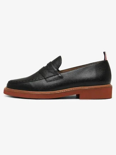 Men's Three Stripe Tab Penny Loafer Black - THOM BROWNE - BALAAN 2