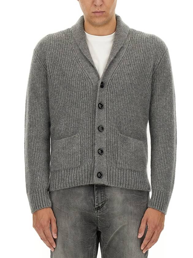 CASHMERE AND SILK CARDIGAN - TOM FORD - BALAAN 1