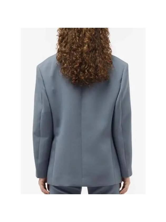 Acne Studios Double Breasted Suit Jacket AH0247 DUSTY BLUE - ACNE STUDIOS - BALAAN 3