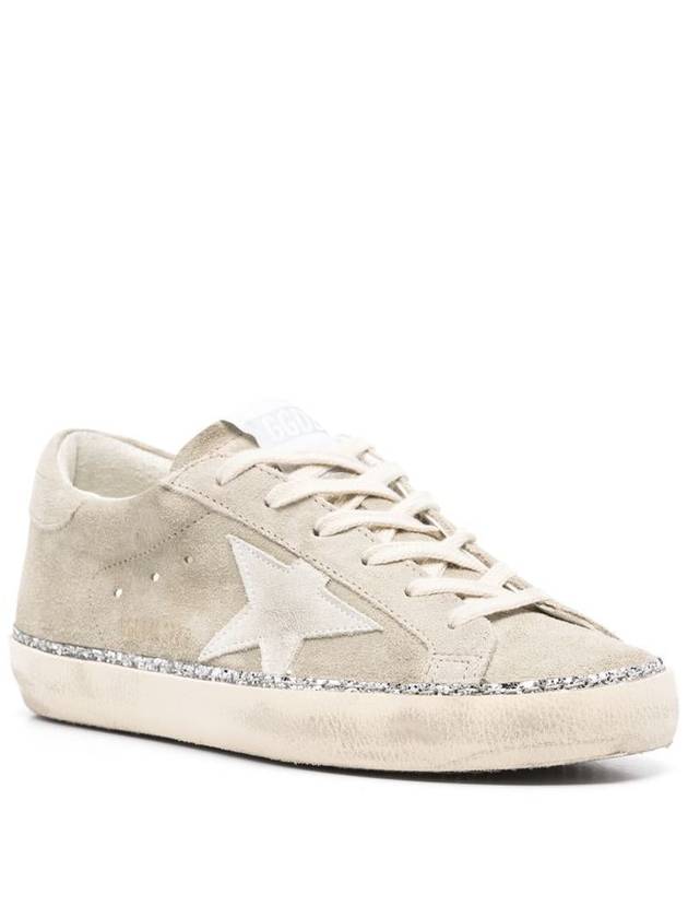 Golden Goose Super Star Classic With List And Edge Around Suede Upper Star And Heel Glitter Edge Around Shoes - GOLDEN GOOSE - BALAAN 2