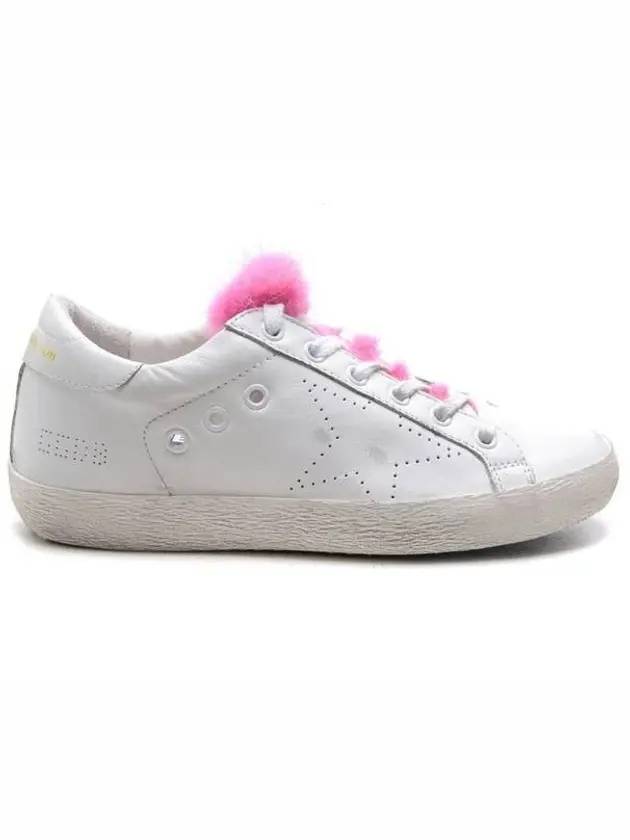 Women's Superstar Fur Low Top Sneakers White - GOLDEN GOOSE - BALAAN 1