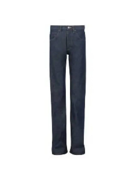 Straight Leg Cotton Jeans Navy - MAISON MARGIELA - BALAAN 2