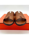 Izmir Leather Slippers Gold - HERMES - BALAAN 5