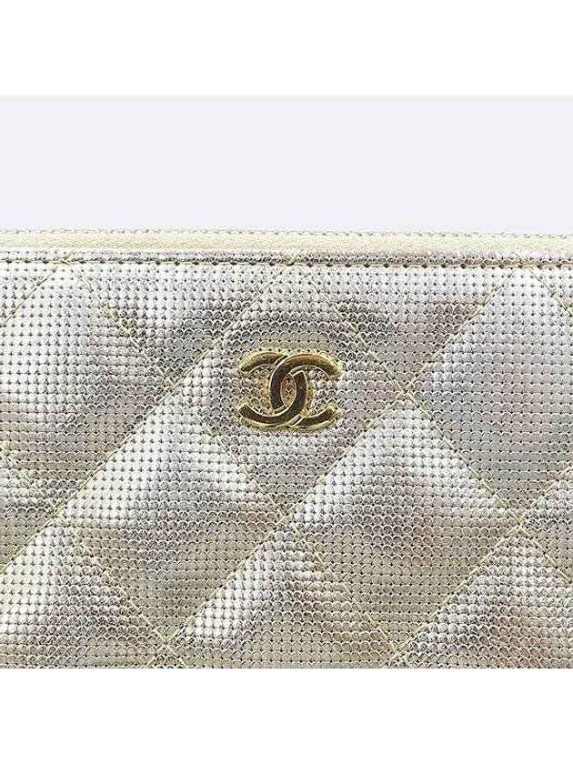 gold clutch bag - CHANEL - BALAAN 3