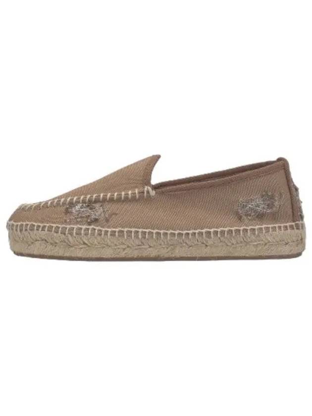 Embroidered espadrille chamois shoes - MAISON MARGIELA - BALAAN 1