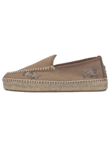 Embroidered espadrille chamois - MAISON MARGIELA - BALAAN 1