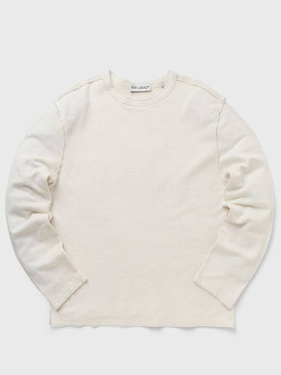 Crew Neck Long Sleeve Knit Top White - OUR LEGACY - BALAAN 2