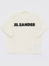 Logo T-Shirt Porcelain - JIL SANDER - BALAAN 4