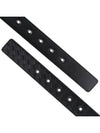 Intreciato Leather Belt Black - BOTTEGA VENETA - BALAAN 4