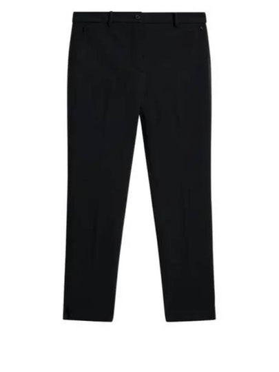 Women's Lei Bonded Fleece Straight Pants Black - J.LINDEBERG - BALAAN 2