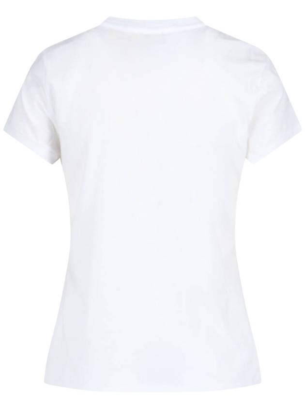 Embroidered Logo Cotton Short Sleeve T-Shirt White - POLO RALPH LAUREN - BALAAN 3