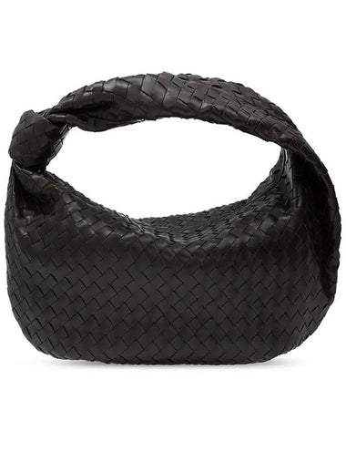 Jodie Intrecciato Tote Bag Black - BOTTEGA VENETA - BALAAN 1