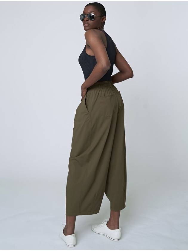 Tech Wide Pants Khaki - ATHPLATFORM - BALAAN 7