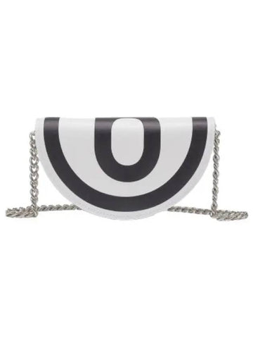 MM6 Lasso Chain Wallet White Black - MAISON MARGIELA - BALAAN 1