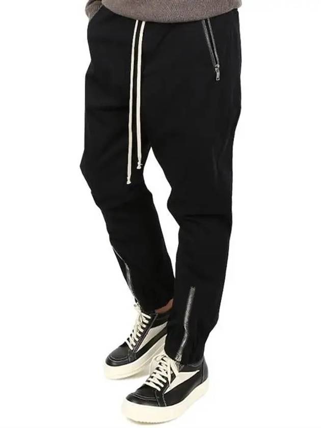 Tecuatl Cotton Track Pants Black - RICK OWENS - BALAAN 2