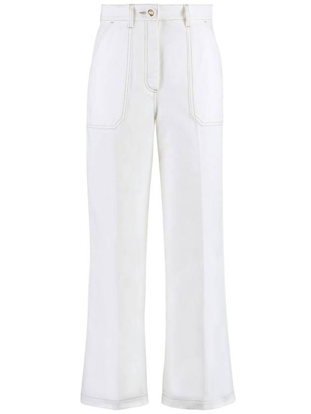 Denim Straight Pants 729179XDB9V 9011 WHITE - GUCCI - BALAAN 2