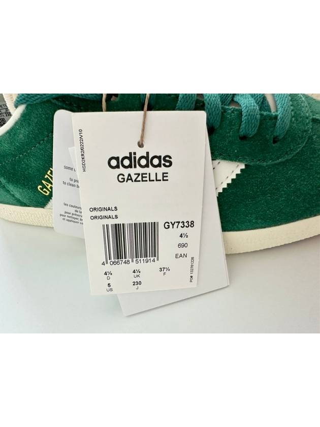 Original Gazelle Low-Top Sneakers Dark Green - ADIDAS - BALAAN 7