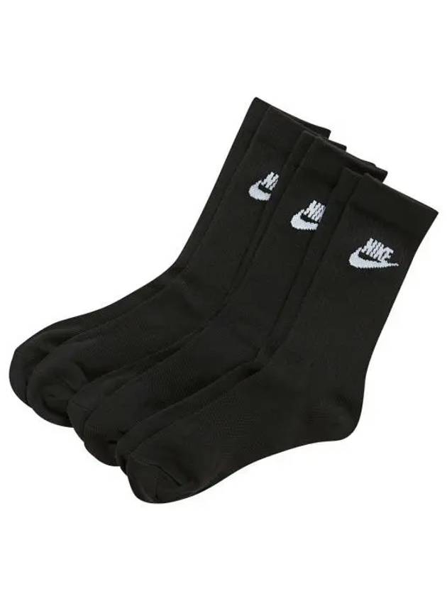 Everyday Essentials 3 Pack Socks Black - NIKE - BALAAN 2