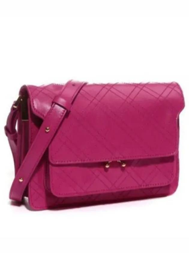 Women's Trunk Medium Shoulder Bag Pink - MARNI - BALAAN 2