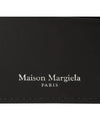 Stitched Bifold Leather Half Wallet Black - MAISON MARGIELA - BALAAN 9