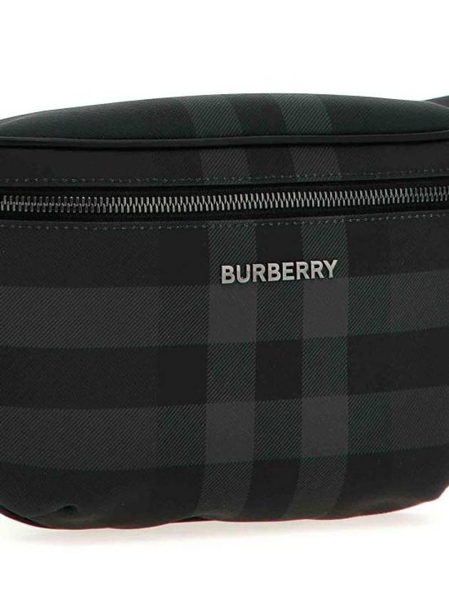 Cason Check Belt Bag Grey - BURBERRY - BALAAN 4