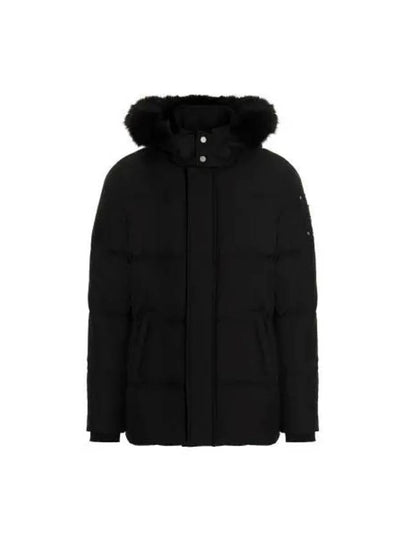 Cloud Threequater Bomber Padding Black Fox Fur Black - MOOSE KNUCKLES - BALAAN 2