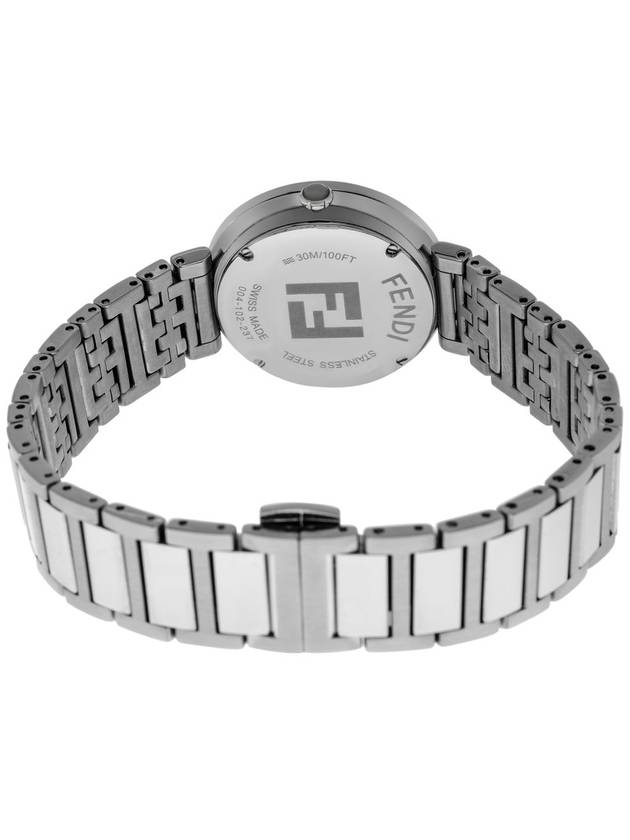 Forever Diamond Indicator FF Logo Bracelet Mother of Pearl Dial 29mm Women’s Quartz Watch - FENDI - BALAAN 6