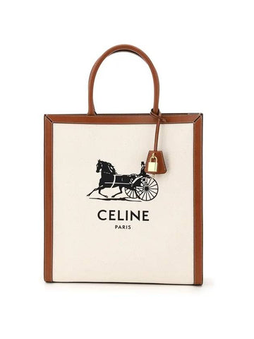 Sulky Logo Vertical Tote Bag Ivory - CELINE - BALAAN 1