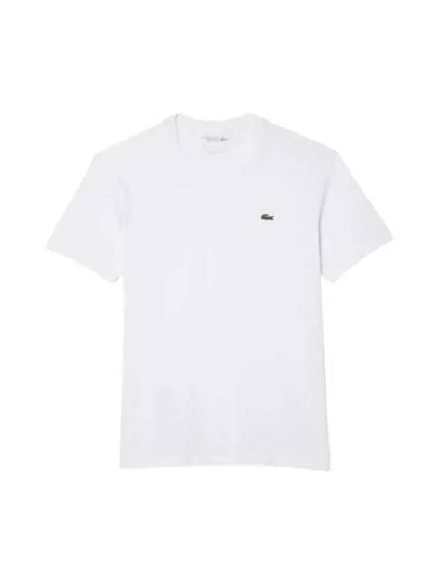 Men's Small Logo Sports Breathable Short Sleeve T-Shirt White - LACOSTE - BALAAN 2