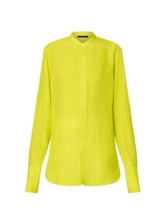 Chartreuse silk shirt 1AFKYB - LOUIS VUITTON - BALAAN 1