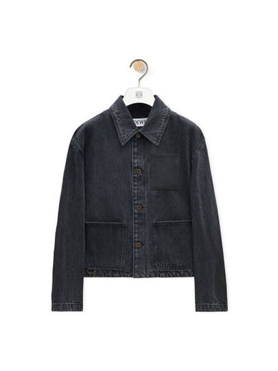 Workwear Denim Jacket Black - LOEWE - BALAAN 2